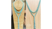 multiple strand beads turquoise necklaces double wrist